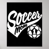 Poster Soccer Maman T Fier Soccer Maman I Love Soccer Tee (Devant)
