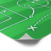 Poster Soccer PLAYBOOK Signe imprimer (Coin)