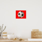 Poster Soccerball (Cuisine)