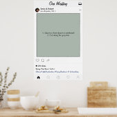 Poster Social Media Frame Parti de mariage Prop Photo Boo (Cuisine)