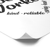 Poster Social Worker Heart Word Cloud (Coin)