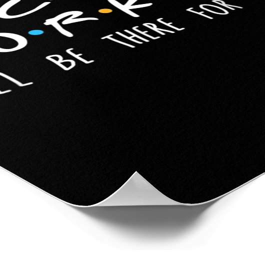 Poster Social Worker I'll Be There For You Christmas (Coin)