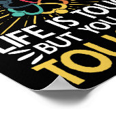 Poster Social WorkerLife Is ToughBut You (Coin)