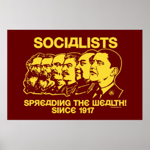 Poster Socialistes : Diffuser l'affiche de richesse