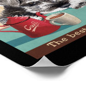 Poster Société de café neige (Coin)