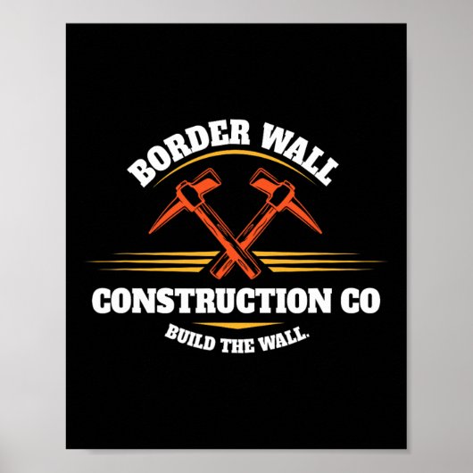 Poster Société de construction de murs de frontière Const (Devant)