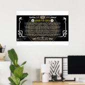 Poster Société de Jésus - Serment de sang des Jésuites (Bureau à domicile)