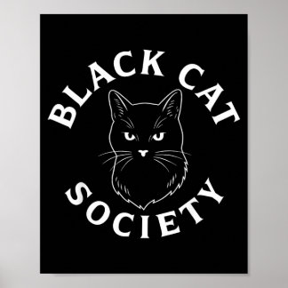 Poster Société du Chat Noir Amateur de Chatons Mignons An