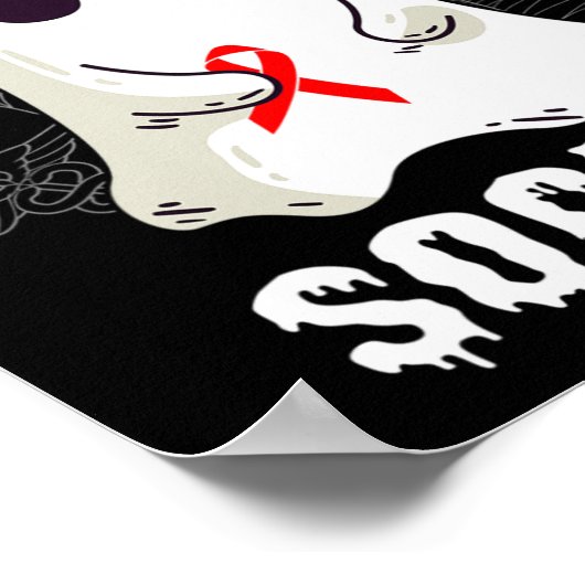 Poster Société Du Sang Morte Du Fantôme Sensibilisation A (Coin)