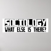 Poster Sociologie Qu'Y A-T-Il D'Autre ? (Devant)