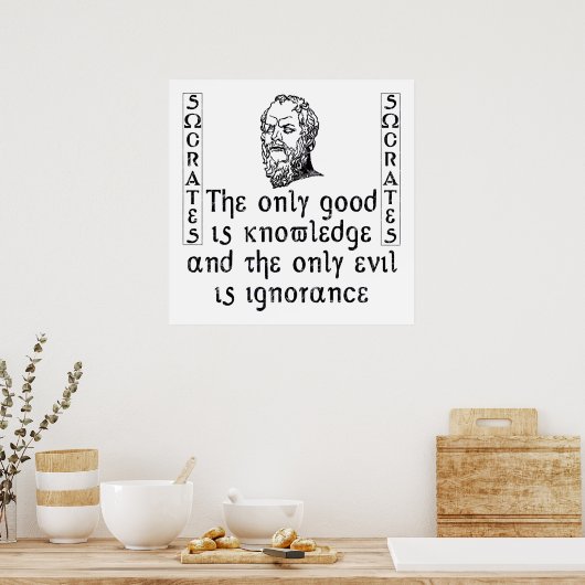 Poster Socrates (Cuisine)