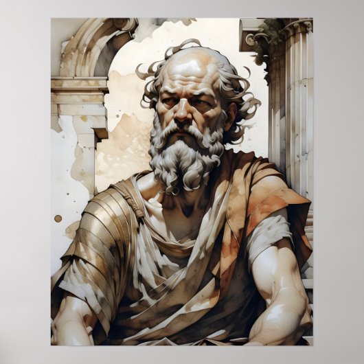 Poster Socrates - Examen de la vie (Devant)