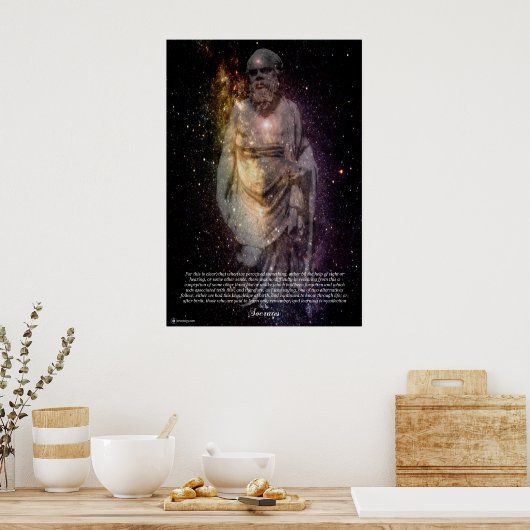 POSTER SOCRATES OÙ ES-TU ? (Cuisine)