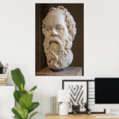 Poster Socrates / Philosophe grec / (Bureau à domicile)