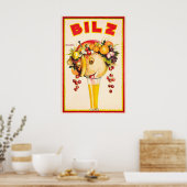 Poster Soda Bilz Orange Juice Achille Mauzan Vintage Food (Cuisine)