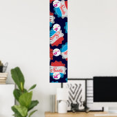 Poster soda casquette Growth Chart. (Bureau à domicile)