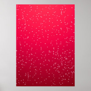 Poster Soda cerise avec minuscules bulles Art Arrière - p