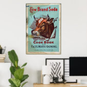 Poster Soda de la marque de vache (Bureau à domicile)