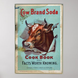 Poster Soda de la marque de vache