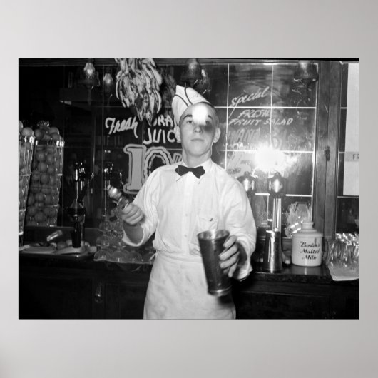 Poster Soda Jerk : 1939 (Devant)