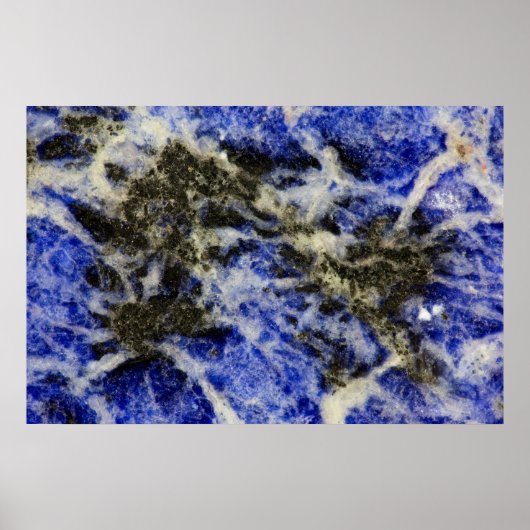 Poster Sodalite bleue (Devant)