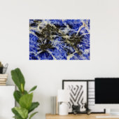 Poster Sodalite bleue (Bureau à domicile)