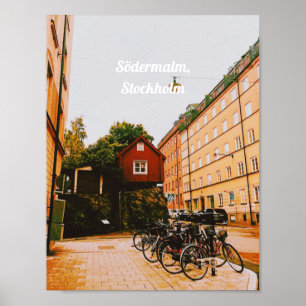 Poster Södermalm, Stockholm, Suède