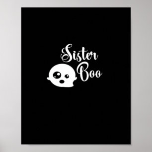 Poster Soeur Boo Halloween