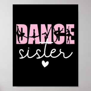 Poster Soeur De Danse D'Une danseuse Danser Soeur De Dans