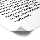 Poster soeur de travail (Coin)