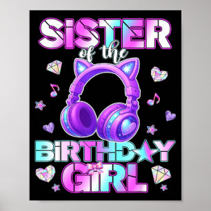 Poster Sœur des filles d'anniversaire de la k-pop musique