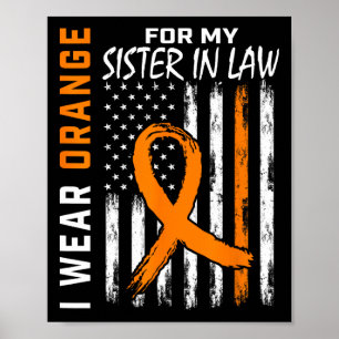Poster Soeur En Droit Sclérose Multiples Mme Drapeau Cade