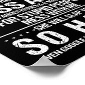 Poster Soeur Folle Qui Arrive À Cuss Beaucoup (Coin)