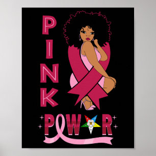 Poster Soeur Pink Power Etoile Orientale Cancer du Sein C