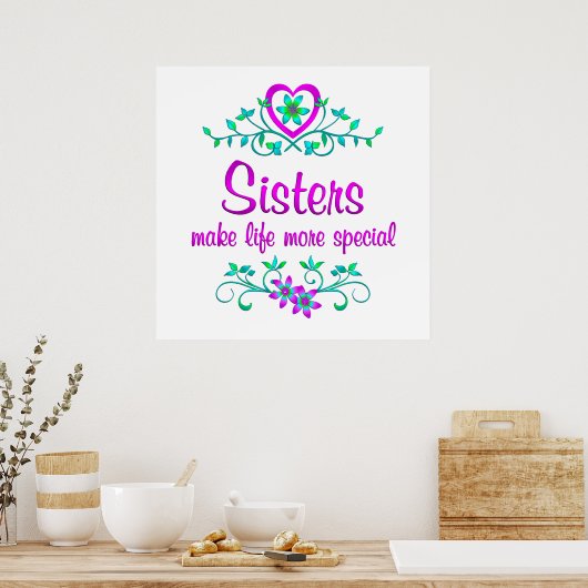 Poster Soeur spéciale (Cuisine)