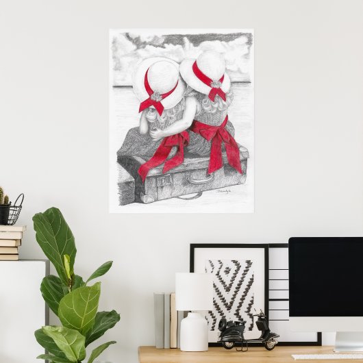 Poster Soeurs (Bureau à domicile)