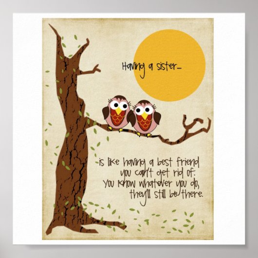 Poster Soeurs (Devant)