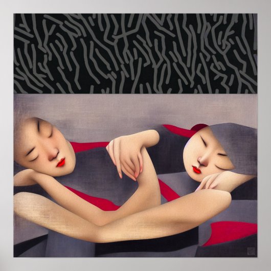 Poster Soeurs - Art en toile Imprimer (Devant)