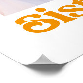 Poster Soeurs | Boho Retro Sun et photo (Coin)