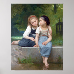 Poster Soeurs, Bouguereau