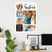 Poster Soeurs de collection de photos modernes (Bureau à domicile)