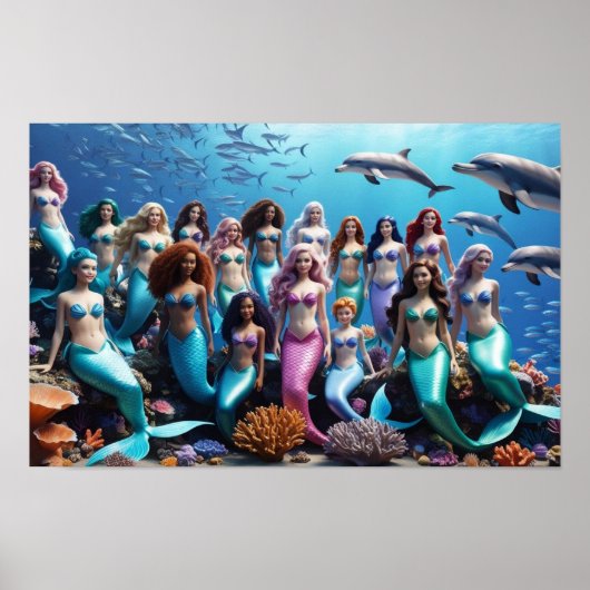 Poster Sœurs de la Mer Profonde - Conte de Sirène (Devant)