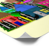 Poster "Soeurs du village" Religieuses catholiques Cadeau (Coin)