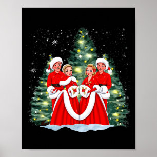 Poster Sœurs Film Noël Blanc 1954 Xmas Neige Vacanc