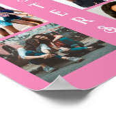 Poster Soeurs modernes personnalisées 6 Collage photo (Coin)