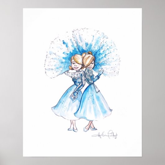 Poster Soeurs, Soeurs art par Heather French Henry (Devant)