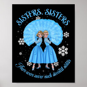 Poster Soeurs White Christmas Movie 1954 Xmas Snow Holid