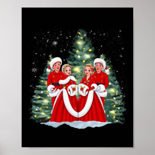 Poster Soeurs White Christmas Movie 1954 Xmas Snow Holid