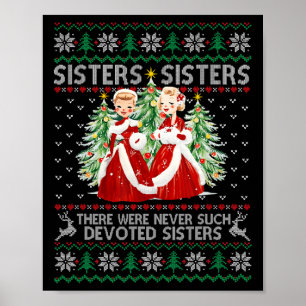 Poster Soeurs White Christmas Movie Xmas Snow Holiday Pa