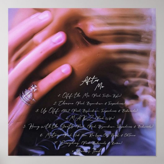 Poster sofaygo après moi couverture avec des paroles (Devant)